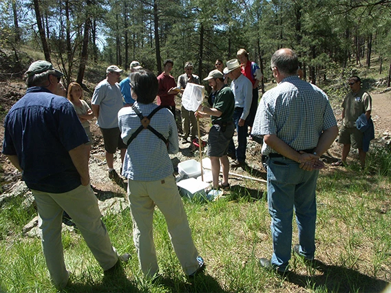 group of people at mingus springs