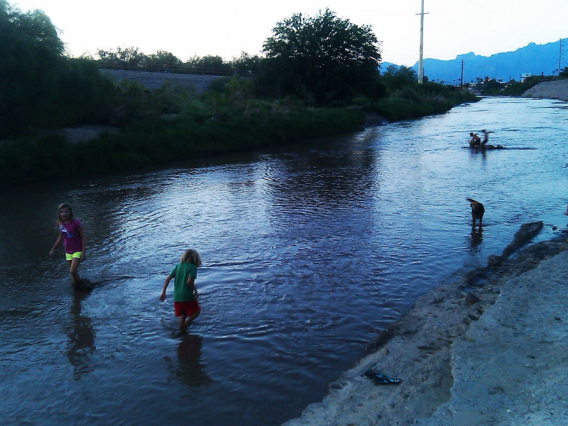 Kathleen Williamson - santa cruz monsoon river