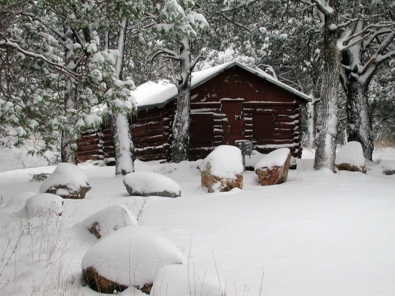 Joanne Roberts - Winter snowfall - Ft. Huachuca 2001