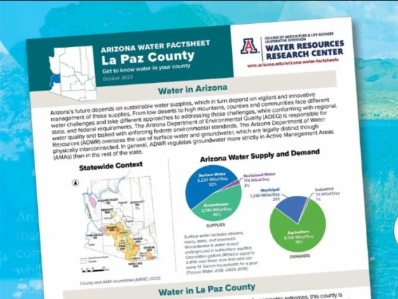 la paz county factsheet graphic