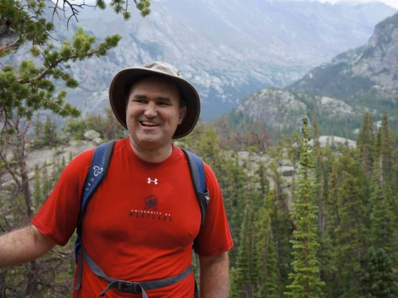 photo of tom meixner hiking