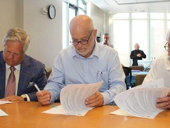 photo of signing