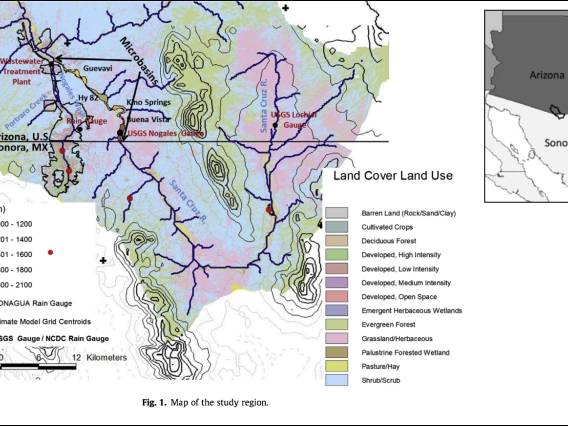 land cover land use map