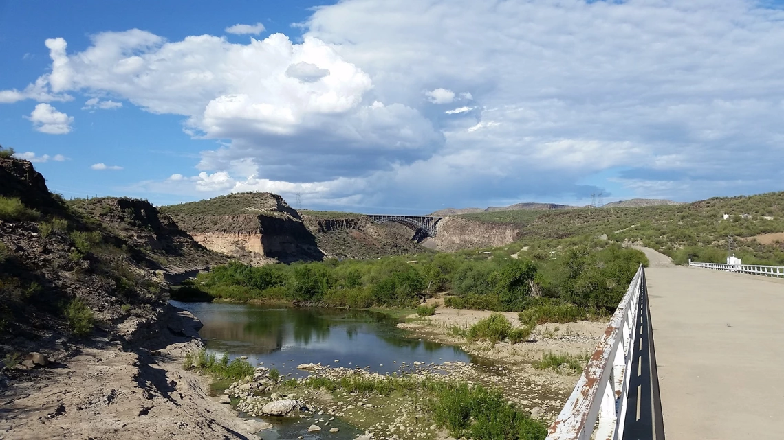 Mary Grier - Oasis On the Way to Kingman 2015 Burro Creek