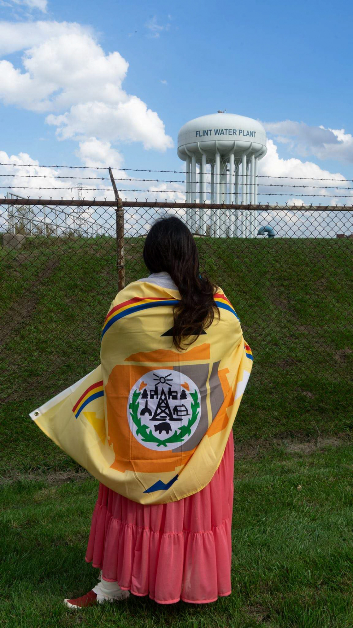 Lisa Robbins - Standing with the Flint Water tower