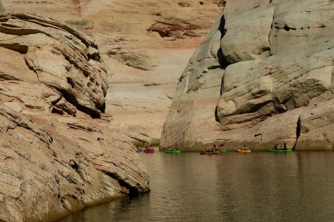 Gilles Boyer - Canoes on Lake Powell - 2019