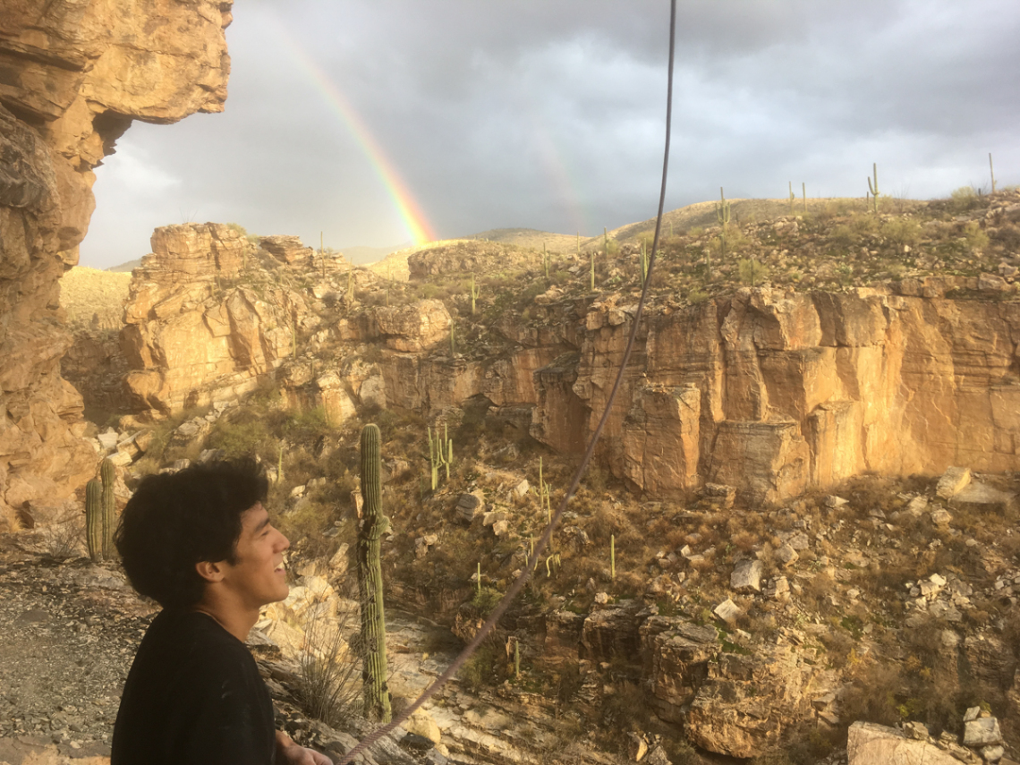 Byron Hempel - Milagrosa climbing - Tucson 2018