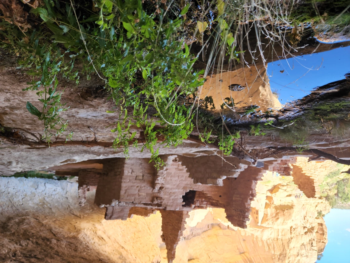 Kirena Tsosie; Ancient spring guardians; Mesa Verde, CO; 2022