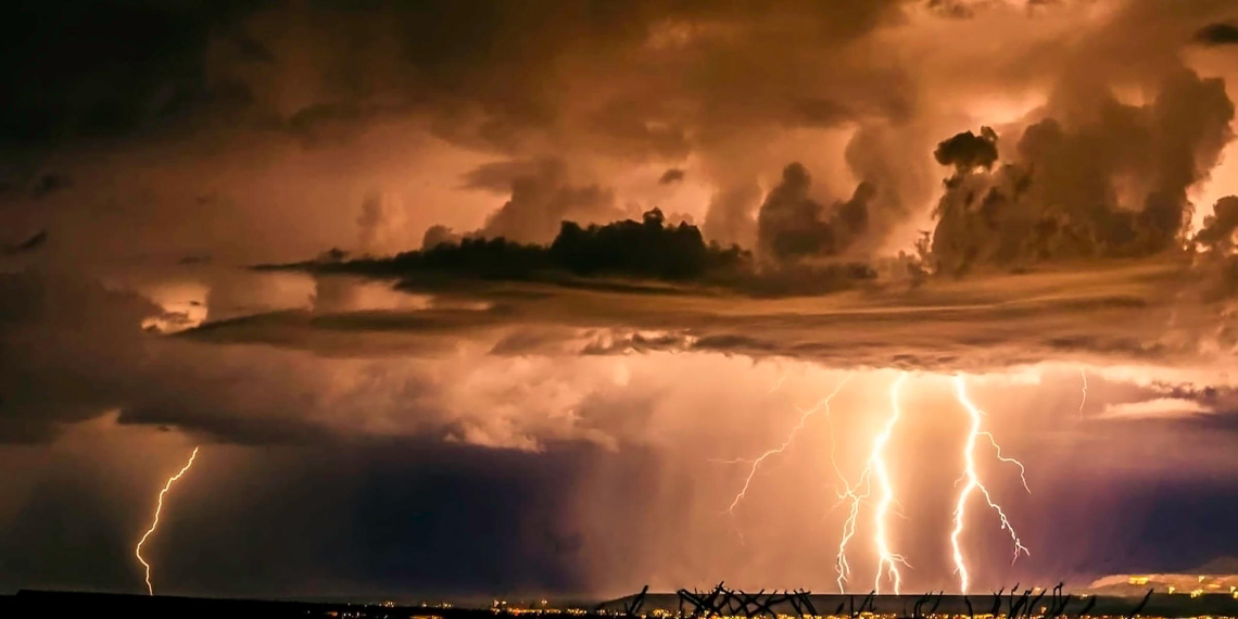 Celeste Boudreaux - Monsoon Light Show, Corona de Tucson, AZ