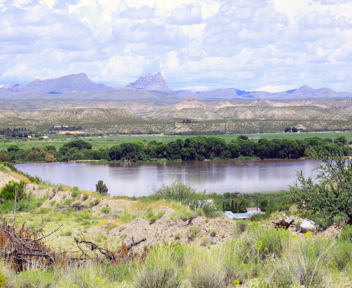 Becky Rapier - Farmers Field Covered in Water, Duncan, AZ, 2022