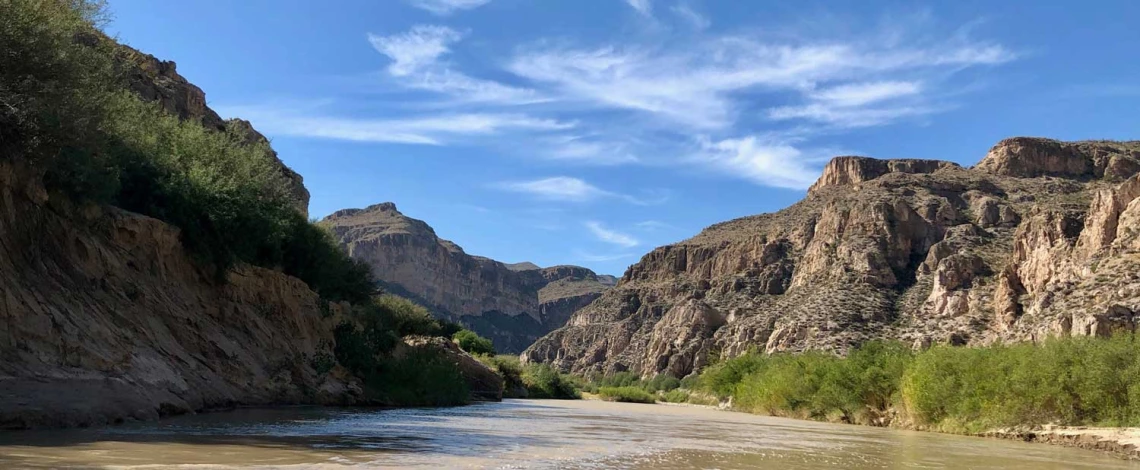 Image of river canyon