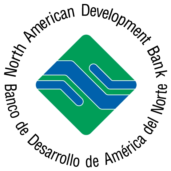 North American Development Bank logo green and blue 