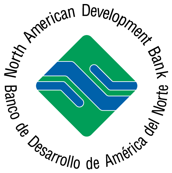 North American Development Bank logo green and blue 