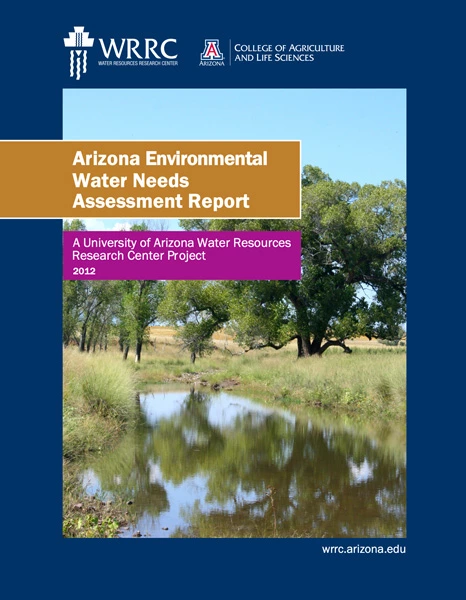 Arizona environmental water needs assessment report cover