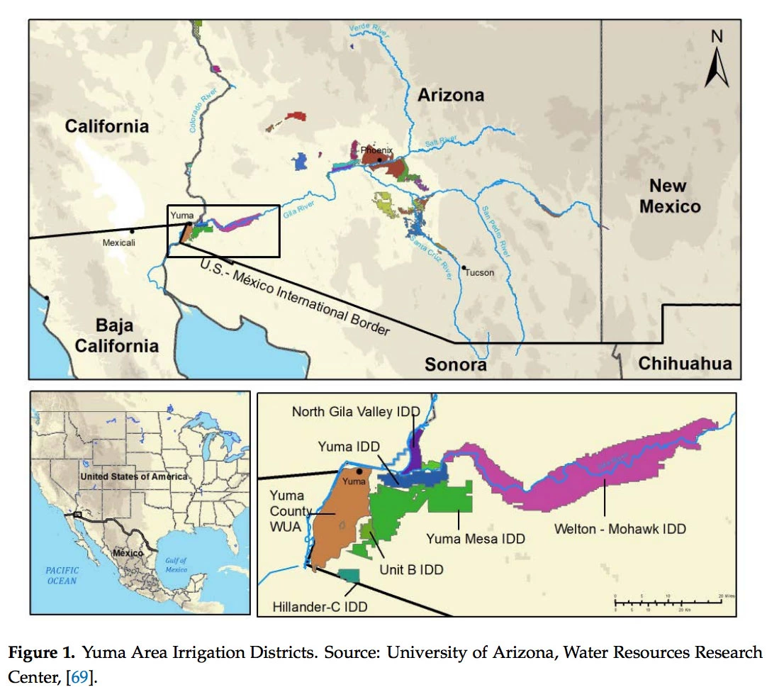 yuma irrigation district map