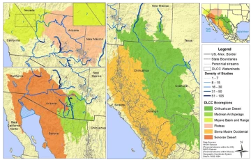 Desert Flows map