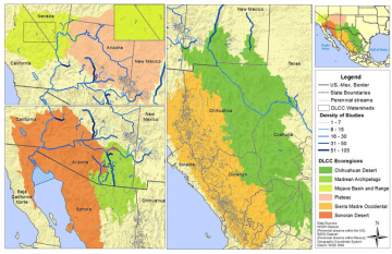 Desert Flows map