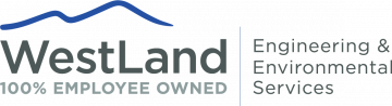 WestLand Resources logo - text with a stylized mountain above it