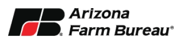 arizona farm bureau logo - black and red