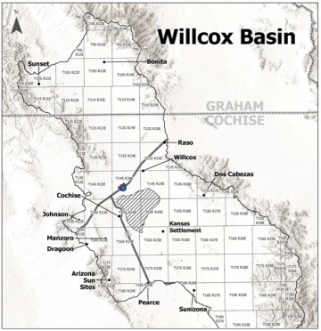 wilcox basin map